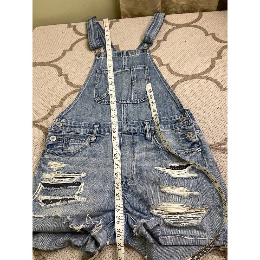 American Eagle Outfitters Tomgirl Shortalls, distressed, size XS - Picture 4 of 12
